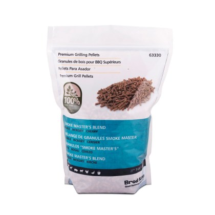 ΜΙΓΜΑ PELLET ΣΦΕΝΔΑΜΟΣ-ΚΑΡΥΔΙΑ-ΚΕΡΑΣΙΑ (SMOKE MASTER'S BLEND) (1,5 kg)-BROIL KING