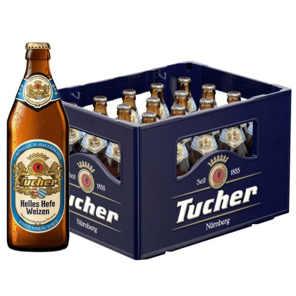 20 x TUCHER WEISSE 500ml Beer