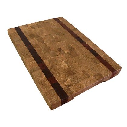 Cutting Board Oak and Sapele Model 020 Medium