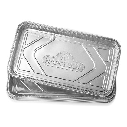 Grease Trays Aluminium Napoleon 360x197mm5 pcs Ανταλλακτικά Ταψάκια Αλουμινίου Μεγάλα