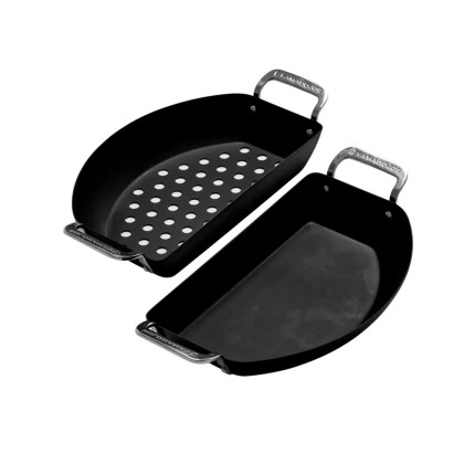 Kamado Joe Karbon steel μισοφέγγαρο σετ τηγανιών