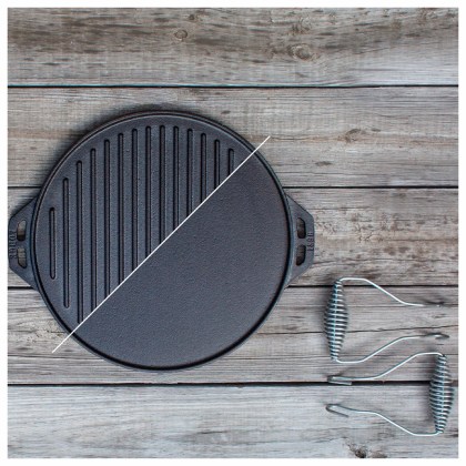 LODGE 14 Inch Cast Iron Cook-It-All