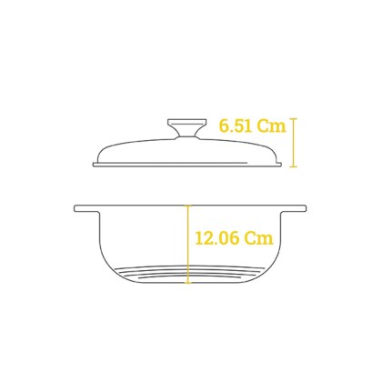 LODGE Enameled Cast Iron Dutch Oven 5,68 lt - Indigo